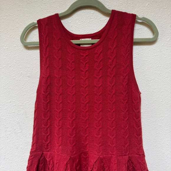 Anthropologie far away from close wool cable knit sweater dress - Picture 3 of 6